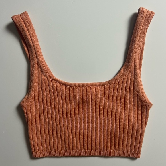 Wilfred Aritzia Sweater Tank, Orange, Size 2XS - Picture 1 of 5